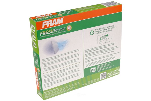 Fram Cabin Air Filter CF10743 - For Nissan Titan, RAM C/V, VW Routan, Infiniti FX35