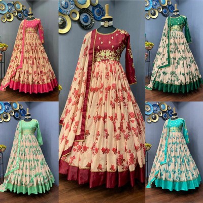 party wear stitched gown