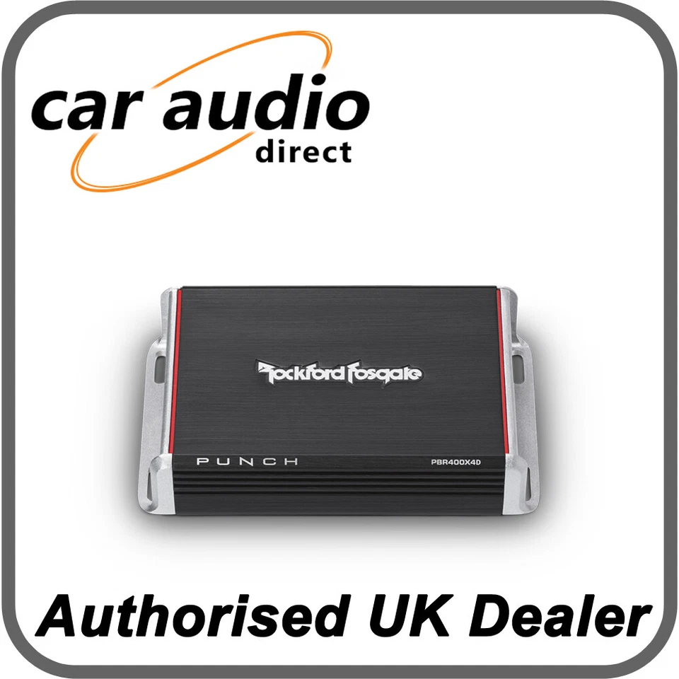 Rockford Fosgate Punch PBR400X4D - 400 Вт 4-канальный усилитель класса D полный диапазон - Изображение 2 из 4