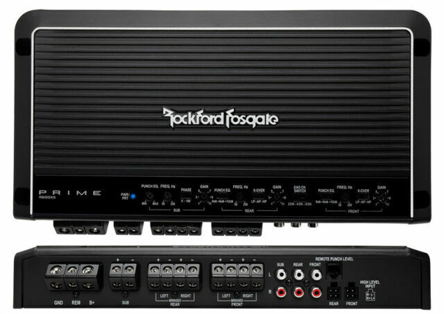 Rockford Fosgate R600X5 5 Channel 600W Car Amplifier for sale