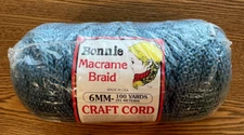 Bonnie Craft Cord 6MM-100 yds (Jade) color not verified Vintage Pepperell