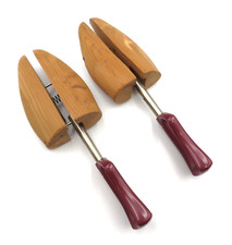 Pair Vintage Wood Shoe Spring Forms , Trees 9