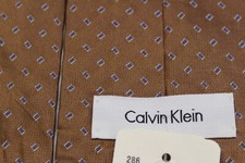 1904) NEW CALVIN KLEIN MEN'S TIE 100% SILK MADE IN USA