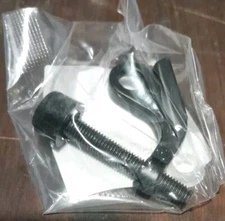 25 Pack Hinge Pin Black Door Stops -Heavy Duty Adjustable Door Stopper