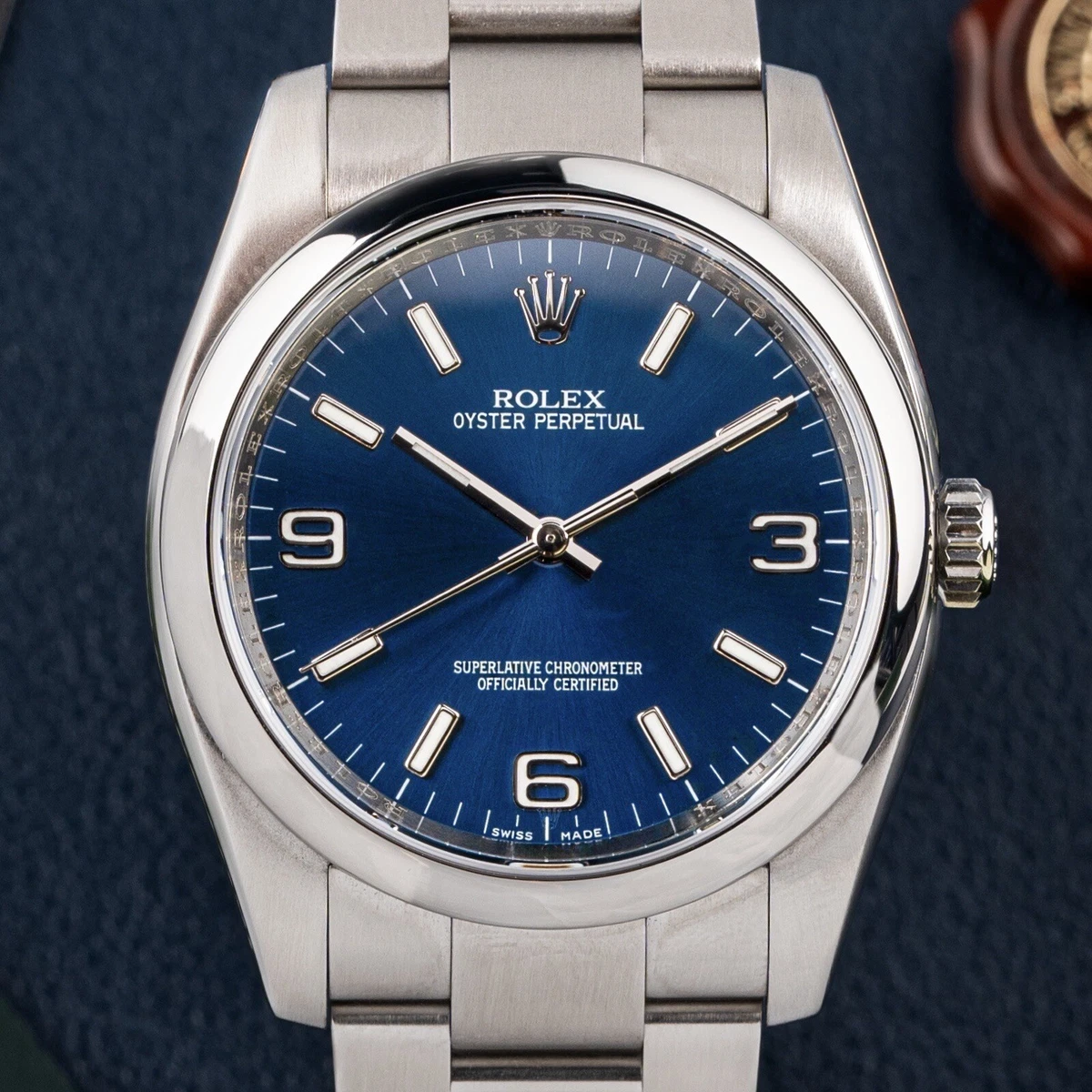 Rolex Oyster Perpetual 36mm 2008 Box Papers Ref. 116000 Sunburst