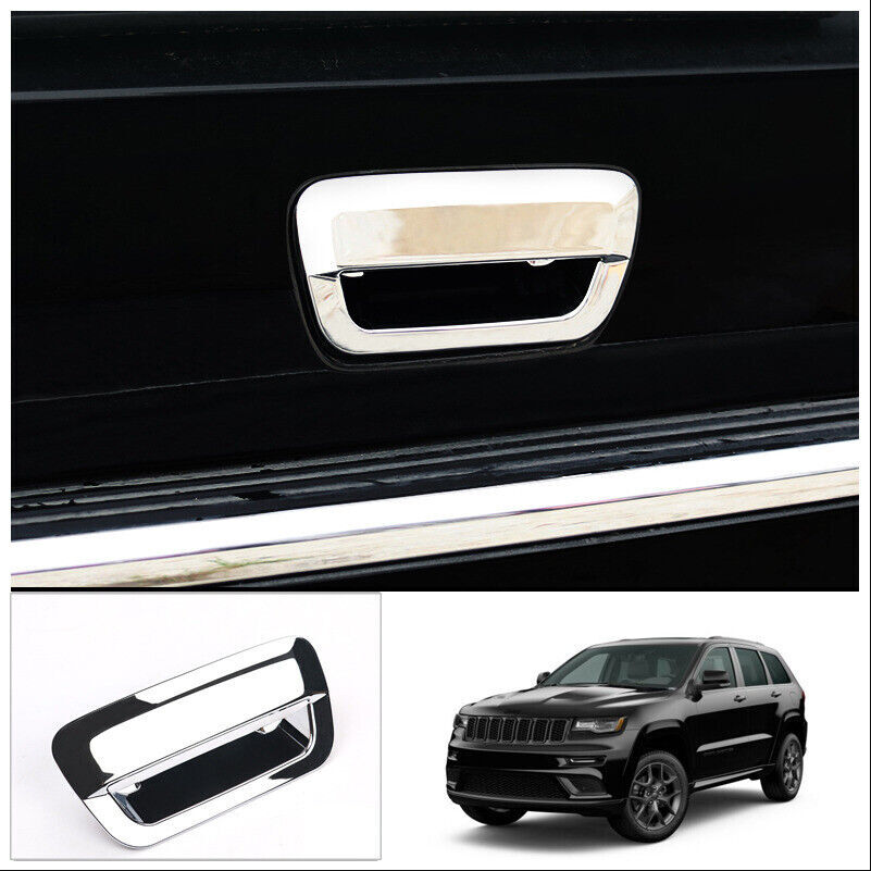 For Jeep Grand Cherokee 2014-2021 Chrome Rear Tail Door Handle Bowl Cover Trim