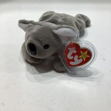 Ty Mel The Koala Beanie Baby 1996 New With Tags Grey/White