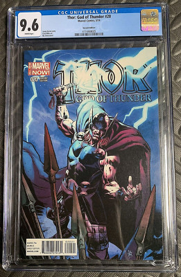 Thor God of Thunder #20 1:50 Klein Variante 1. App Minotaurus CGC 9.6 4114468005