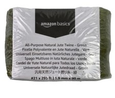 PACK OF 2 Amazon Basic All Purpose Natural Jute Twine Green 21 x 295 ft long NEW