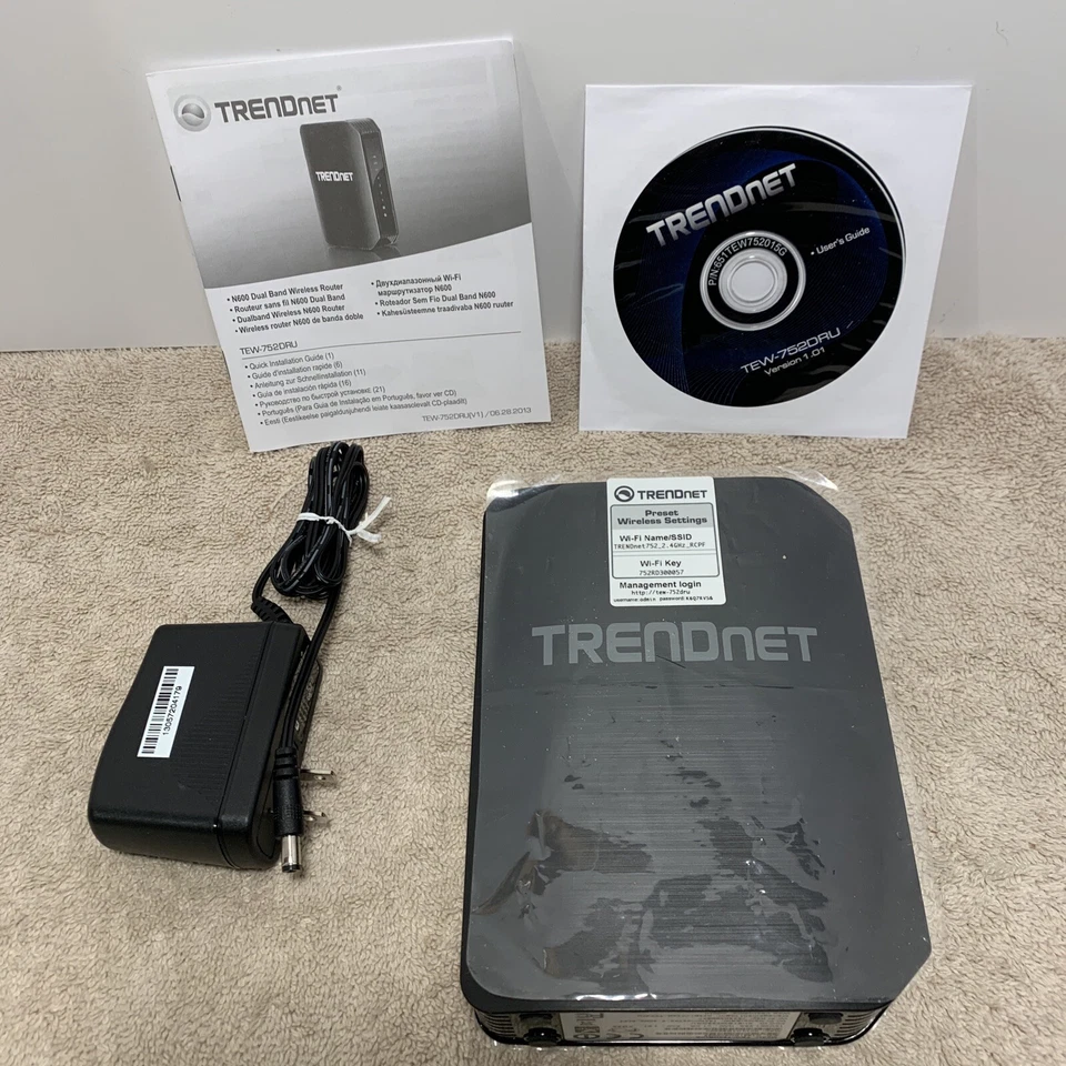 TRENDnet Wireless N600 Dual Band Gigabit Router, TEW-752DRU - Image 2 of 4