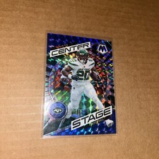 2023 Panini Mosaic Breece Hall Center Stage /99 Blue