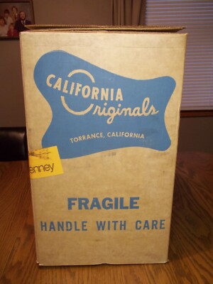 Vintage California Originals Winking waving Owl cookie Jar