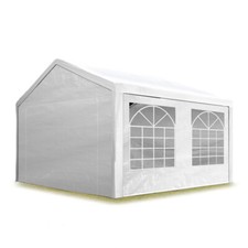 Tendone per feste TOOLPORT 3x4 m, Gazebo PE 350 N, bianco