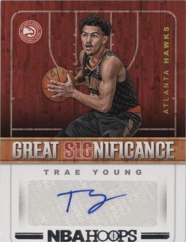 2018 Panini NBA Hoops #5 Trae Young Class of 2018 Rookie Atlanta
