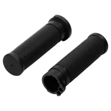 Perfect Fit Cable Throttle 1" Hand Grips Rubber For Harley Disc Glide FXDG 1983 