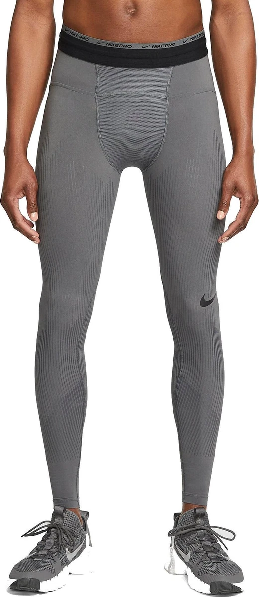 Nike Pro DRI FIT ADV Recovery Compression Tights Training Pants Silver sz  2XL