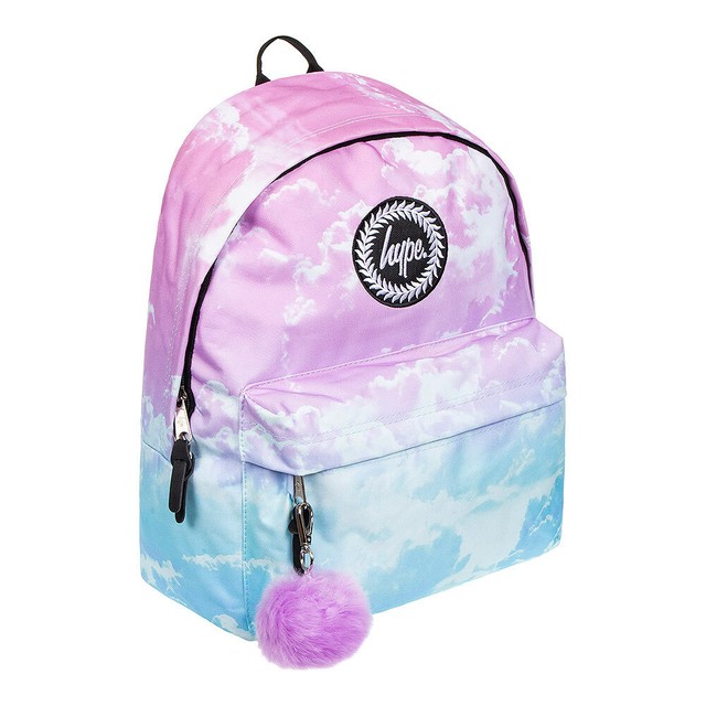 hype rainbow clouds backpack