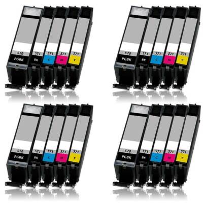 20x Drucker Patrone Tinte für CANON TS6000 TS6050 TS6051 TS6051 TS6052 TS5055