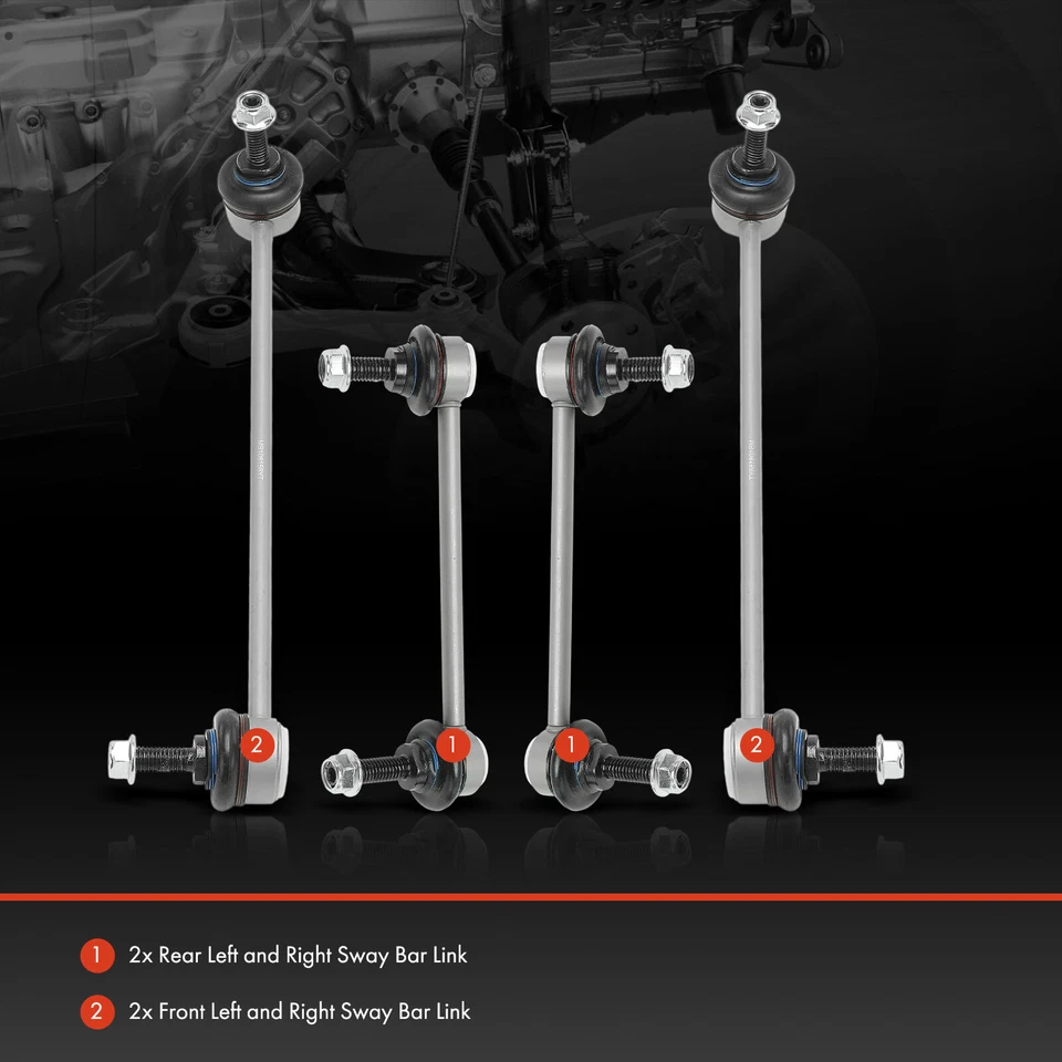 Комплект передних и задних стабилизаторов подвески для Mini Cooper Countryman Cooper Paceman 4 шт. - Изображение 3 из 4