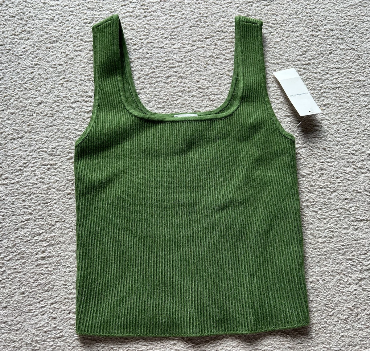 Square neck sweater tank sale