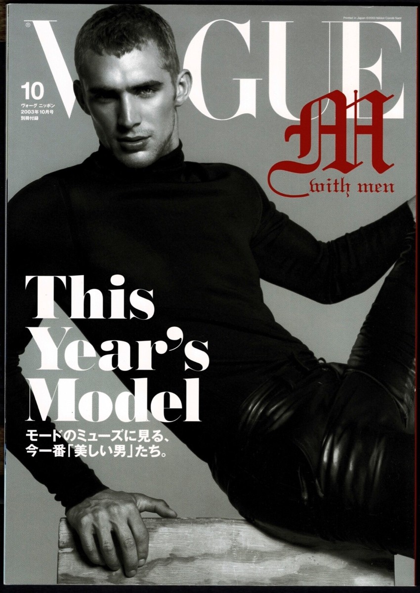 VOGUE JAPAN MEN 10/2003 WILL CHALKER ANDRES VELENCOSO IVAN DE