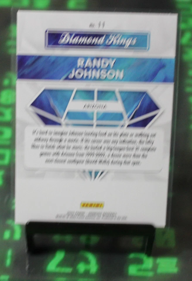 2023 Donruss Baseball Diamond Kings Base #11 Randy Johnson - Diamondbacks - Image 2 of 2
