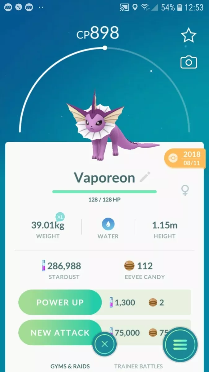 Vaporeon (Pokémon) - Pokémon GO