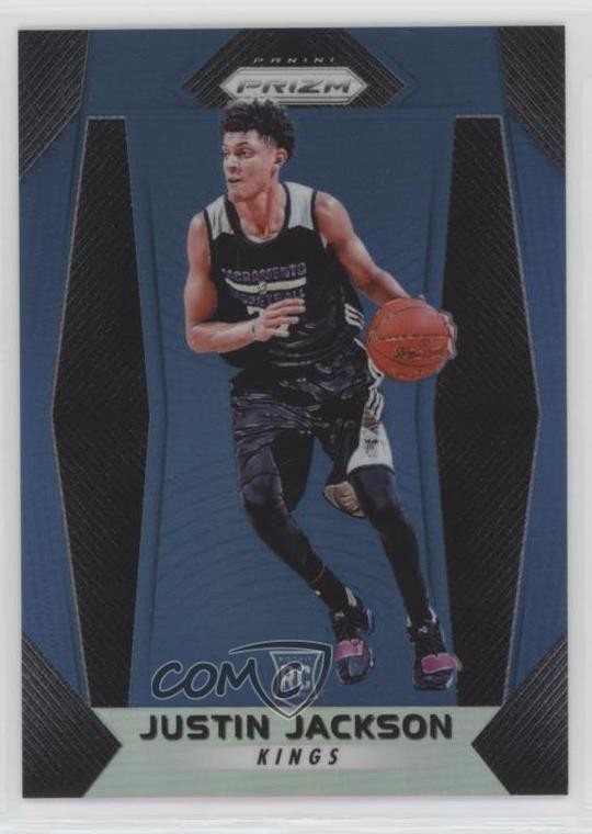 2017-18 Panini Prizm Blue Prizm 174/199 Justin Jackson #27 Rookie RC 5n1