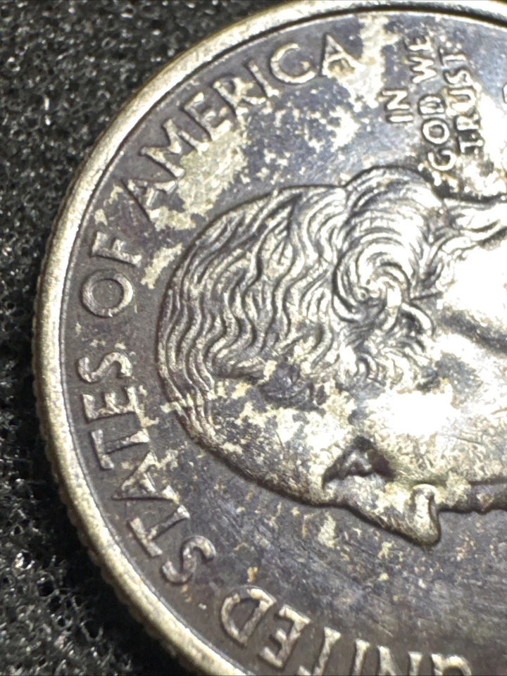 2007-D Wyoming State Quarter 1890 Denver Mint City with Rodeo Cowboy US Coin 25C - Image 3 of 4