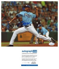 Enny Romero Signed Autographed 8x10 Photo Picture Tampa Bay Rays ACOA CERTIFIED