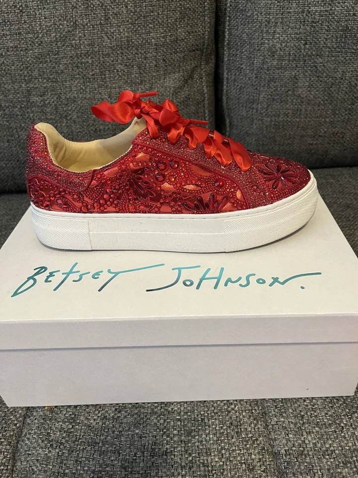 Betsey Johnson Platform Sneakers - Image 3 of 4