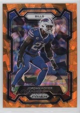 2023 Panini Prizm Orange Ice Prizm Jordan Poyer #31 2q4