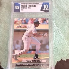Fleer Ultra 1992 Frank Thomas Chicago White Sox #44 IGS Graded 10 Baseball Card