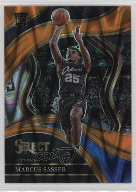 2023-24 Panini Select Courtside Orange Tectonic Prizm Marcus Sasser #292 1bg0