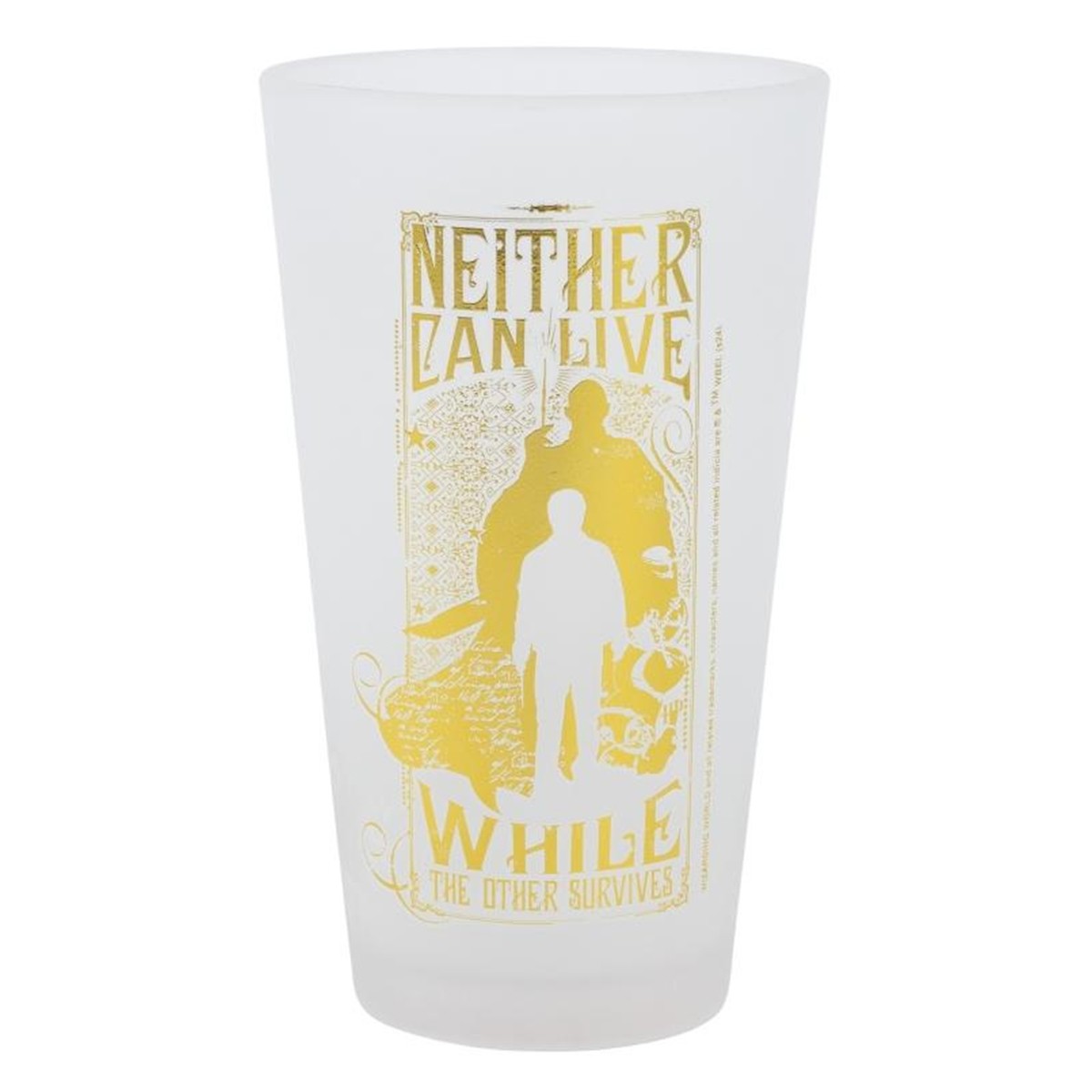 Verres à cocktail 490ml givrés à reflets or qui maintiennent le frais