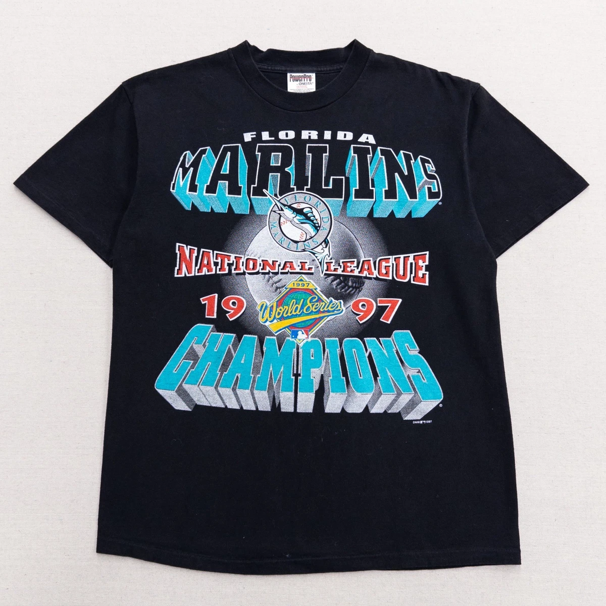 1994年 Florida Marlins Tシャツ USMサイズ ヴィンテージ 古着 90s USA製 STARTER MLB Florida Marlins マーリンズ BIG ロゴ T