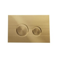 Zana Brushed Brass Mechanical Flush Plate BeBa_25874