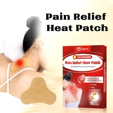 RELIEF FOR BACK & NECK! CERVICAL HERBAL PATCH 10PC, Natural Soothing Plaster Pad