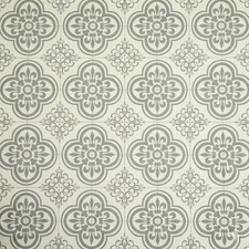 Grey Patterned Vinyl Flooring Roll Felt Back Moroccan Tile Effect Lino Flooring