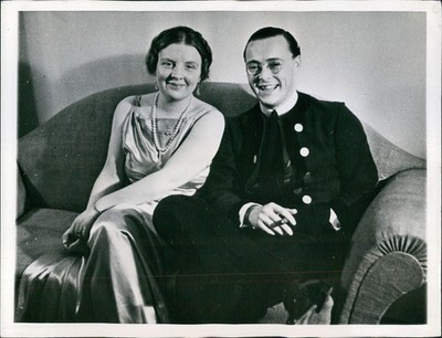 1937 Photo Queen Juliana Prince Bernhard Von Lippe Austrian Party Salzburg 7x9