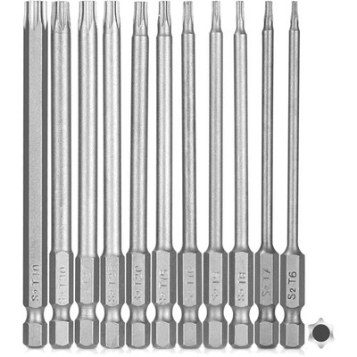 Torx Schraubendreher Set 11 Stück T6-T40 Magnetisch Schraubenzieher Bits