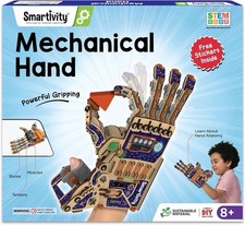 NEW Smartivity DIY Robotic Mechanical Hand STEM Toy Kit Ages 8