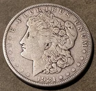 1921 Morgan Silver Dollar San Francisco Mint