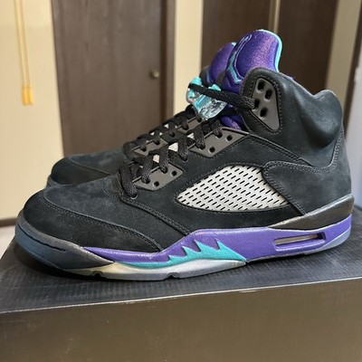 Nike Air Jordan 5 Retro Black Grape 2013 Size 11 OG 136027-007