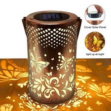 Solar Light Waterproof With Metal Handle For Patio Balcony Garden Decorative