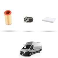 Hoffcar Set Service - 3 Filter FüR Citroen Jumper Iii 2.2 Hdi 121Kw Von 2019