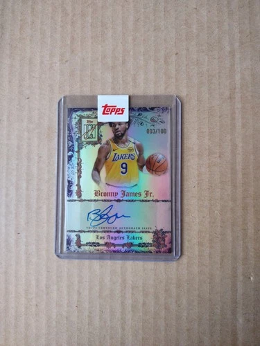 2025 Topps Signature Bronny James Jr. Purple (RAW)