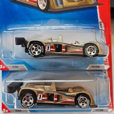 (2) 2010 Hot Wheels 171/240 Cadillac LMP RACE WORLD SPEEDWAY GOODYEARS