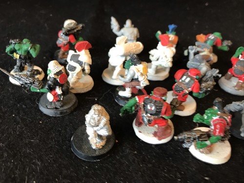 Lot De Figs Warhammer 40k Orks – 3 Figs Métal + 3 Plastique, Occasion