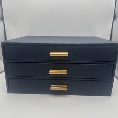Luxury Jewelry Box - 3 Tier Pull Out - New -